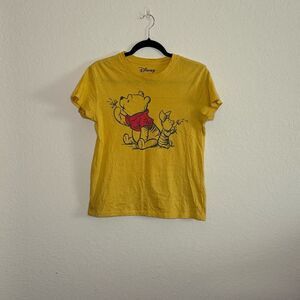 Disney Winnie the Pooh Piglet Dandelion Wish Tee Shirt Top Size XS